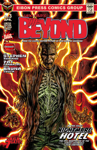 The Beyond Issue #3 Psycho Fan Set! 3 Comics With 2 Variant Covers! Plus A Full Color T-Shirt! 4 Trading Cards, Poster and MORE - LESS THAN 5 Sets Left!!
