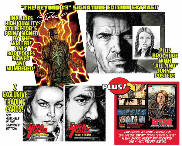 The Beyond Issue #3 Signature Edition! Signed And Numbered Comic, Signed Art Print and 2 Exclusive Trading Cards! - Only 300 Copes!