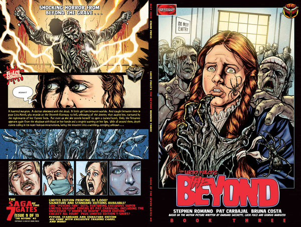 The Beyond Issue #3 Psycho Fan Set! 3 Comics With 2 Variant Covers! Plus A Full Color T-Shirt! 4 Trading Cards, Poster and MORE - LESS THAN 5 Sets Left!!