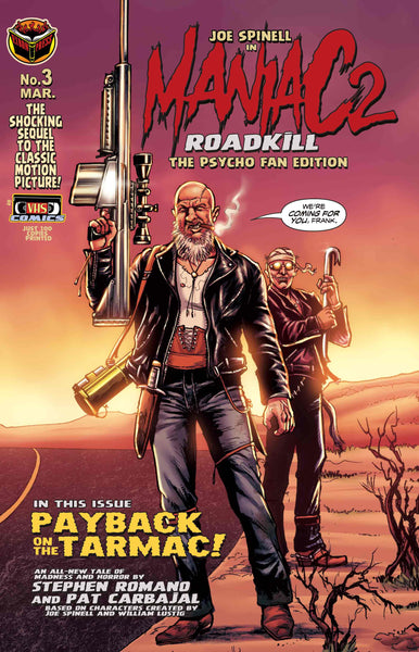 Maniac 2: ROADKILL ISSUE #3 Psycho Fan Set! 6 Books! 2 Posters! Enamel Pin! Magnet and TONS MORE!