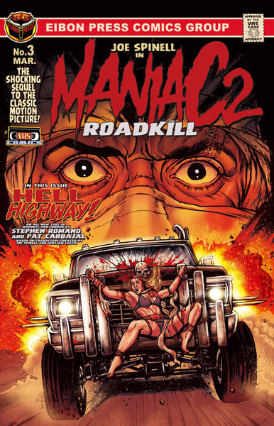 Maniac 2: ROADKILL ISSUE #3 Psycho Fan Set! 6 Books! 2 Posters! Enamel Pin! Magnet and TONS MORE!