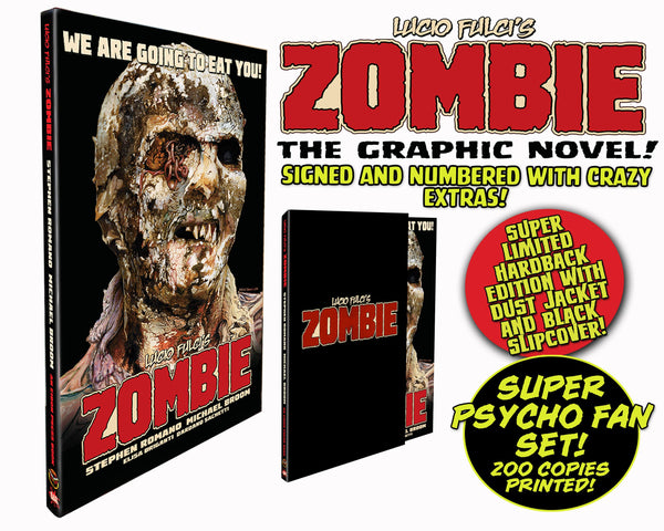 Zombie Graphic Novel Hardback Psycho Fan Set! Signed & Numbered - Sold Out!
