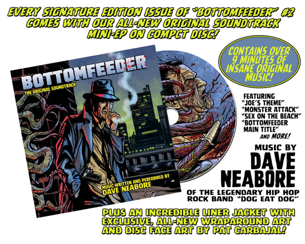 Bottomfeeder #2 Psycho Fan Three Comic Personalized Set - Only 100 Copies! ALMOST GONE!