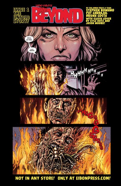 The Beyond Issue #1 Psycho Fan Set! 3 Comics With 2 Variant Covers! 2 Soundtrack CD's, plus a T-Shirt, Enamel Pin and MUCH MORE -  Only 100 Copies!