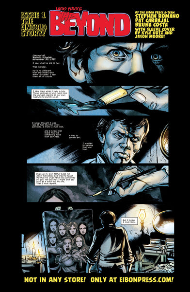 The Beyond Issue #1 Standard Edition! Includes 7 Doors Of Death Soundtrack CD and 2 Exclusive Trading Cards! Only 600 Copies!