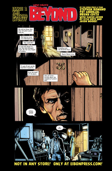 The Beyond Issue #1 Standard Edition! Includes 7 Doors Of Death Soundtrack CD and 2 Exclusive Trading Cards! Only 600 Copies!