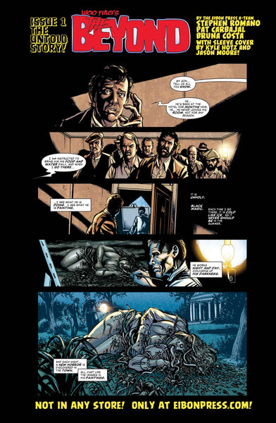 The Beyond Issue #1 Standard Edition! Includes 7 Doors Of Death Soundtrack CD and 2 Exclusive Trading Cards! Only 600 Copies!