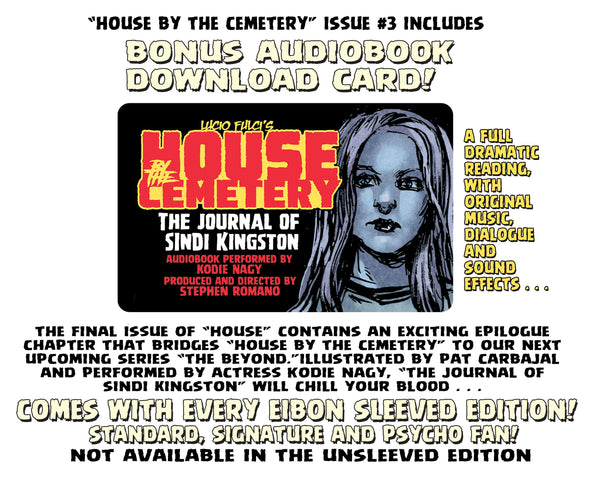 House By The Cemetery Issue #3 Standard Edition With Audio Book Download Card! - Only 500 Copies!