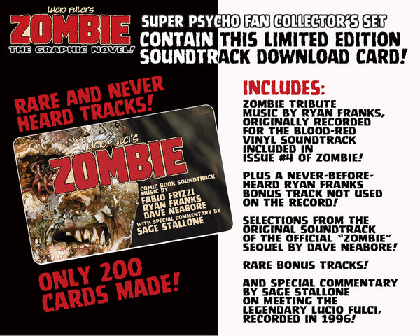 Zombie Graphic Novel Hardback Psycho Fan Set! Signed & Numbered - Sold Out!
