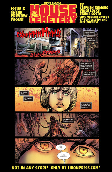 House By The Cemetery Issue #2 Signature Edition - Only 300 Copies!