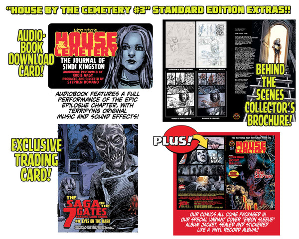 House By The Cemetery Issue #3 Standard Edition With Audio Book Download Card! - Only 500 Copies!