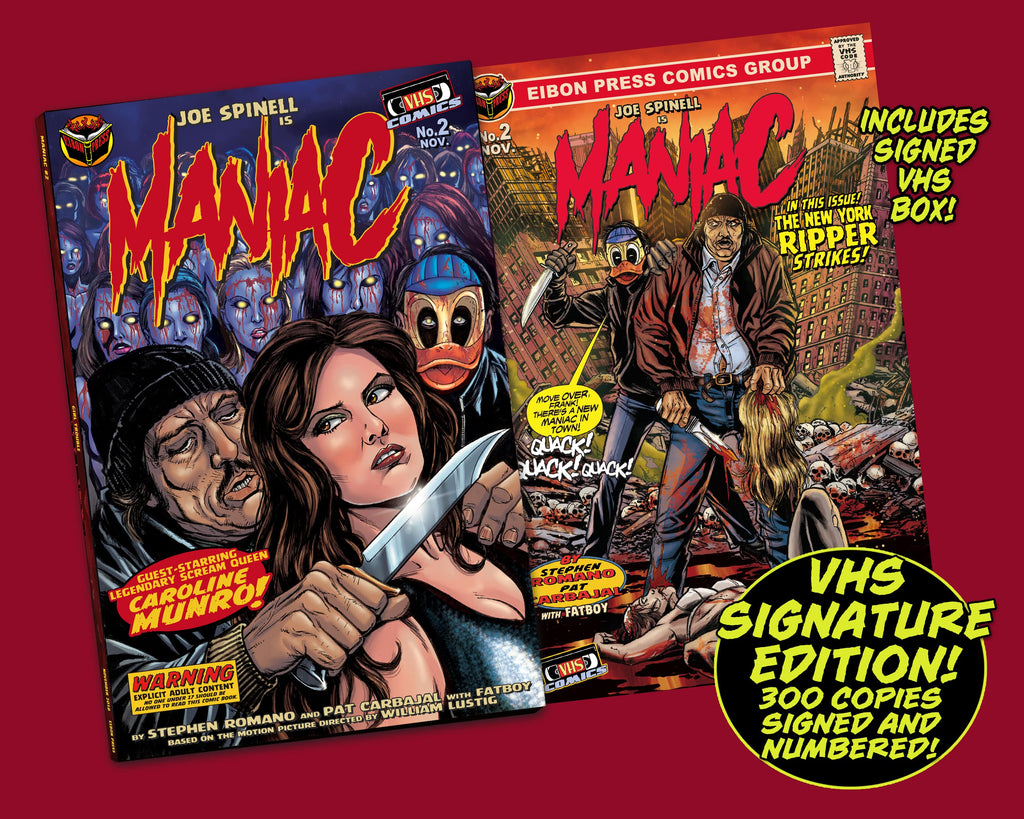 Maniac Issue #2: Signed VHS Box Edition - Only 300 Copies