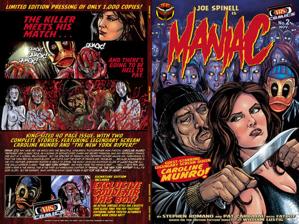 Maniac Issue #2: Signed VHS Box Edition - Only 300 Copies