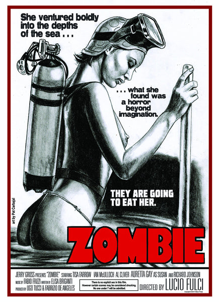 LUCIO FULCI'S ZOMBIE #4 - PIN UP SIGNATURE EDITION - ONLY 750!