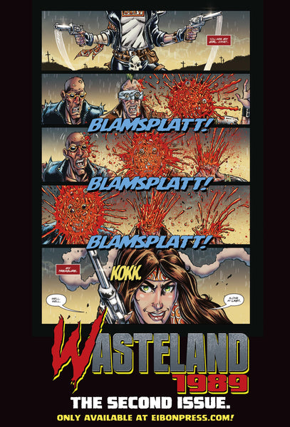 Wasteland 1989 Issue #2 Psycho Edition! 3 Comics including Script Book Ashcan and MUCH MORE - Only 100 Copies!