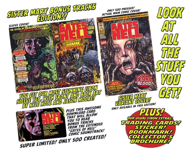 LUCIO FULCI'S GATES OF HELL #3: Sister Mary Bonus Tracks Edition - Only 500 Copies!