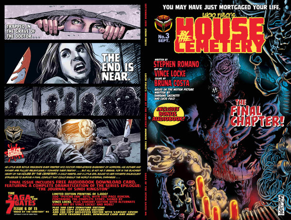 House By The Cemetery Issue #3 Standard Edition With Audio Book Download Card! - Only 500 Copies!