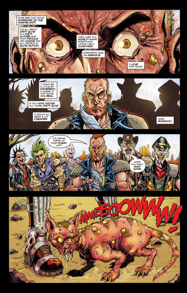 Wasteland 1989 Issue #1 Psycho Edition! 3 Comics including 120 Page Script Book! 2 Soundtrack CD's, plus a VHS Box, Enamel Pin and MUCH MORE - Only 100 Copies!