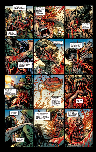 Zombie Issue #7 Standard Sleeved Edition! Exclusive Trading Card & Sticker- Only 300 Copies!