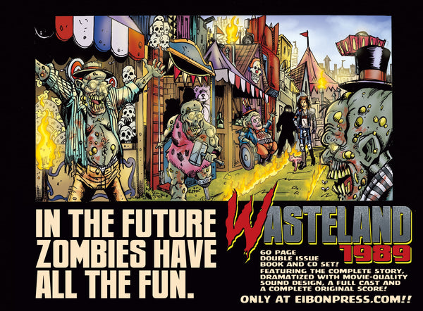 Wasteland 1989 Issue #1 Signature Edition! Includes Soundtrack CD, Signed VHS Box and 2 Exclusive Trading Cards! - Only 300 Copes!