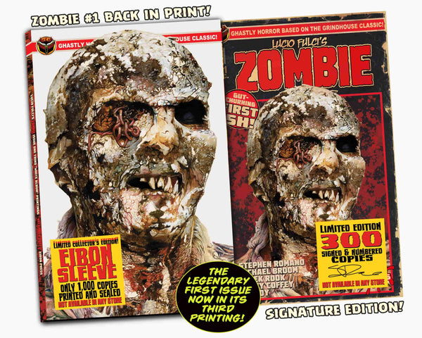 LUCIO FULCI'S ZOMBIE #1 THIRD EDITION REPRINT- SIGNED Edition. Only 300!