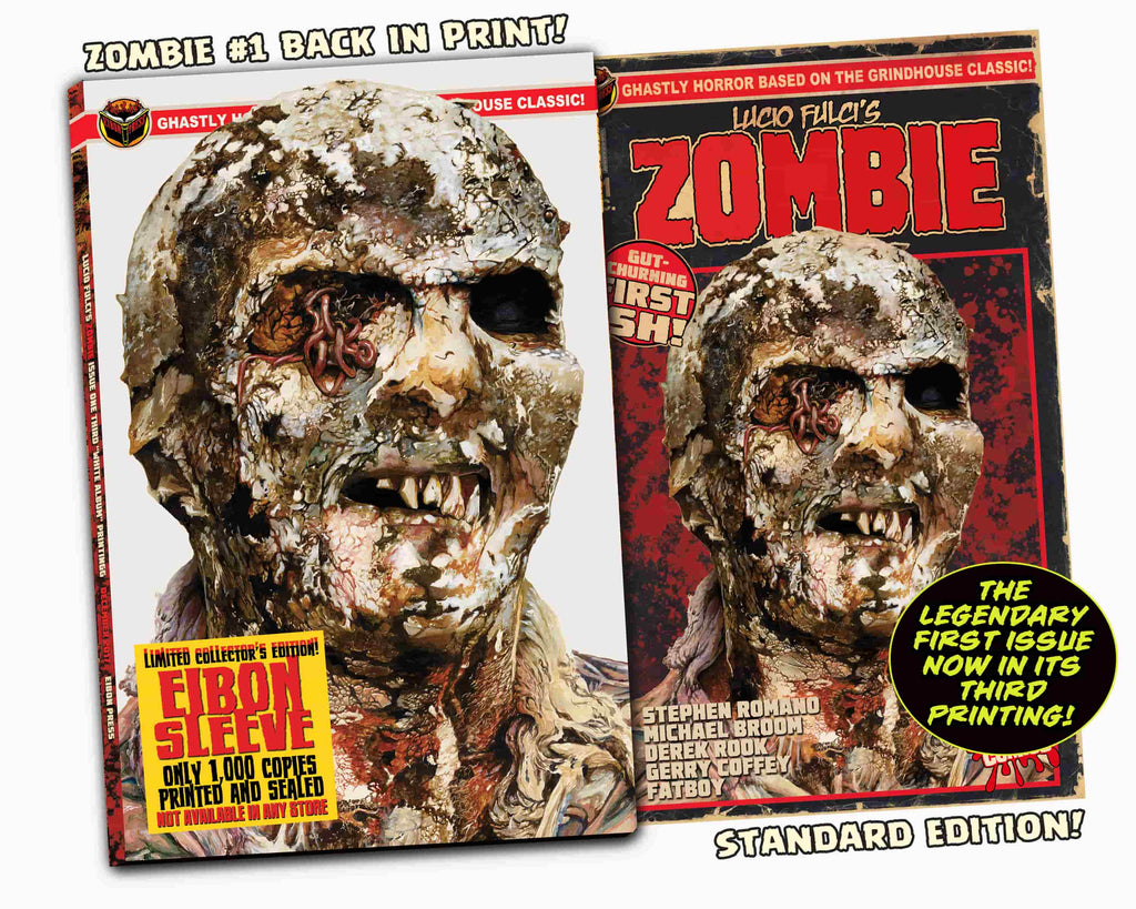 LUCIO FULCI'S ZOMBIE #1 THIRD EDITION REPRINT- STANDARD Edition. Only 700!