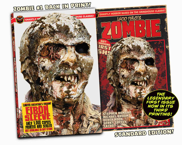 LUCIO FULCI'S ZOMBIE #1 THIRD EDITION REPRINT- STANDARD Edition. Only 700!