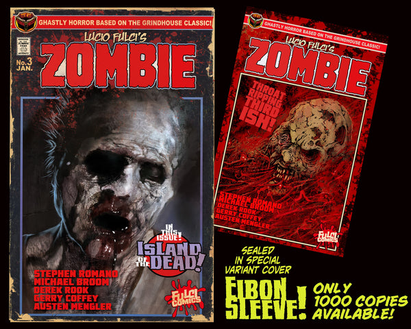 LUCIO FULCI'S ZOMBIE #3 With EIBON SLEEVE-Unsigned Edition Only 1000!