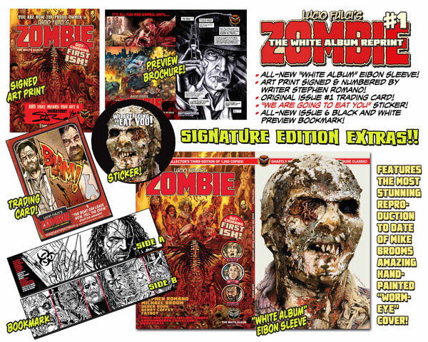 LUCIO FULCI'S ZOMBIE #1 THIRD EDITION REPRINT- SIGNED Edition. Only 300!