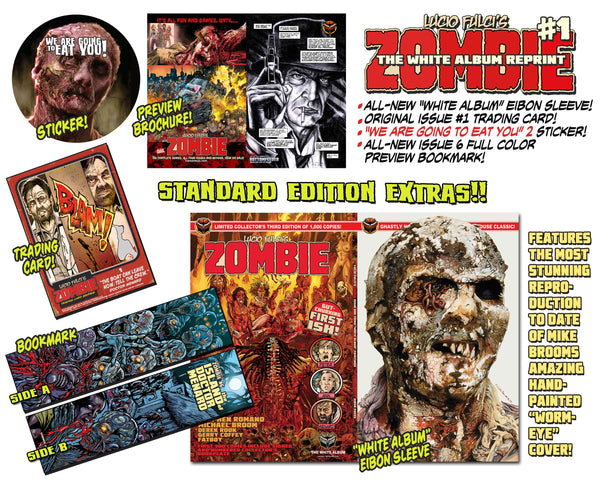 LUCIO FULCI'S ZOMBIE #1 THIRD EDITION REPRINT- STANDARD Edition. Only 700!