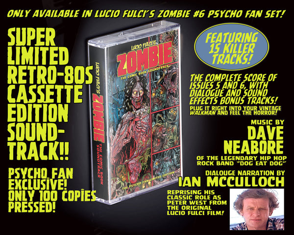 Zombie Issue #6 Psycho Fan Three Comic Personalized Set - Only 100 Copies!