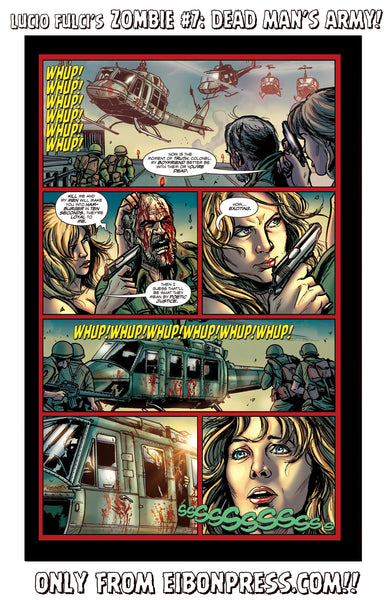 Zombie Issue #7 Psycho Edition! 4 Comic Set Including Script Book!