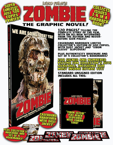 Zombie Graphic Novel Hardback! Standard Edition - Collects Zombie Issues 1-4! ALMOST GONE!