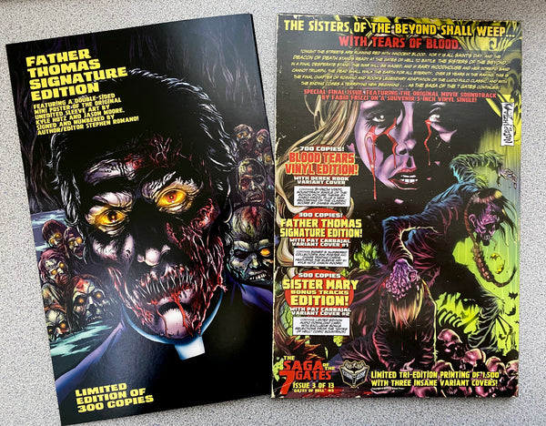Gates Of Hell Issue #3 Rare Father Thomas Variant In Sleeve! ONLY 50!