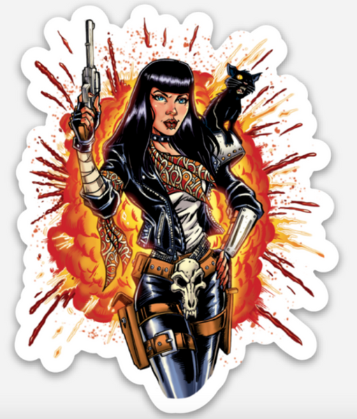 Wasteland 1989 Issue #3 Psycho Edition! 3 Comics including 120 Page Script Book! 2 Soundtrack CD's, Die-Cut Sticker, Enamel Pin, Prints and MUCH MORE - Only 100 Copies!